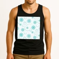 Winter Snowflakes Pattern Tank Top