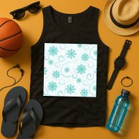 Winter Snowflakes Pattern Tank Top