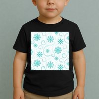 Winter Snowflakes Pattern Toddler T-Shirt