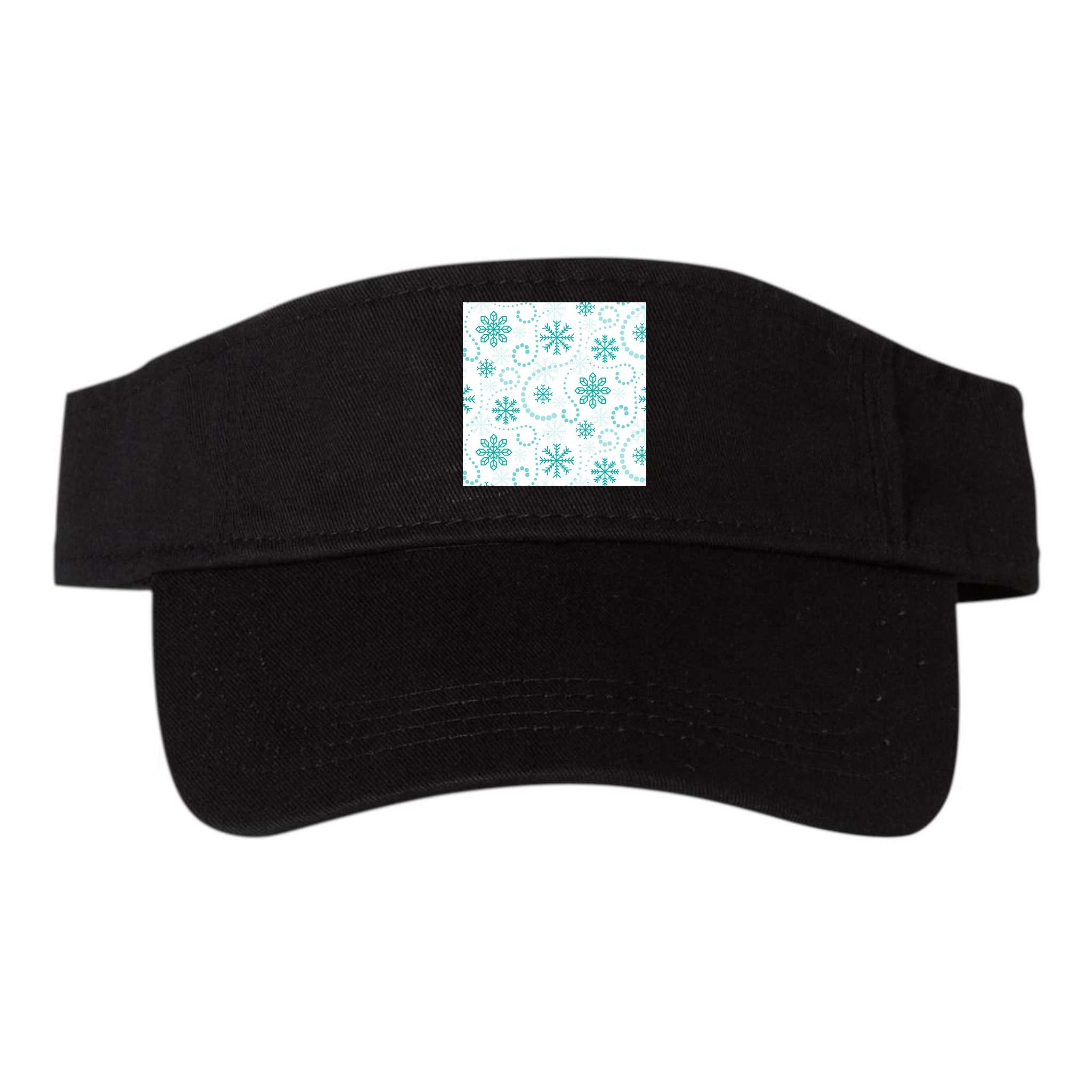 Winter Snowflakes Pattern Visor