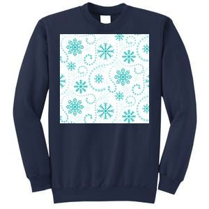 Winter Snowflakes Pattern Sweatshirt