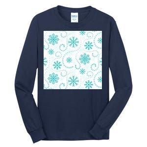 Winter Snowflakes Pattern Tall Long Sleeve T-Shirt