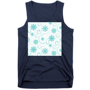 Winter Snowflakes Pattern Tank Top