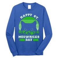 Wo St Patricks Day Outfit Cat Owner Cat Lover Gift Long Sleeve Shirt