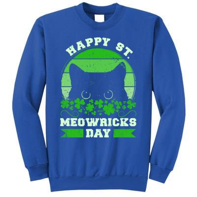 Wo St Patricks Day Outfit Cat Owner Cat Lover Gift Sweatshirt