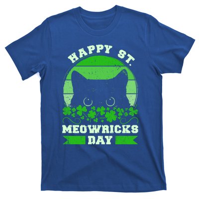 Wo St Patricks Day Outfit Cat Owner Cat Lover Gift T-Shirt