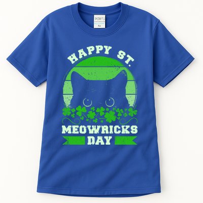 Wo St Patricks Day Outfit Cat Owner Cat Lover Gift Tall T-Shirt