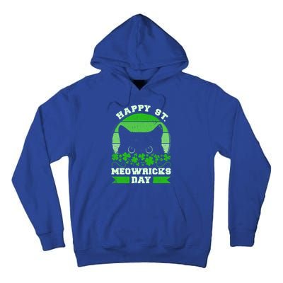 Wo St Patricks Day Outfit Cat Owner Cat Lover Gift Tall Hoodie