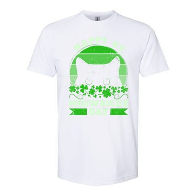 Wo St Patricks Day Outfit Cat Owner Cat Lover Gift Softstyle CVC T-Shirt