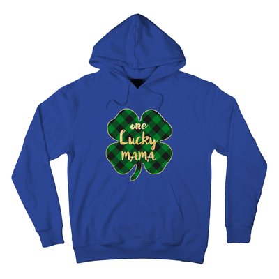 Wo St Patrick's Day Gift For Moms Cute One Lucky Mama Gift Hoodie