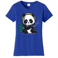 Weed Smoking Panda Gift Marijuana Cannabis Thc Stoner Gift Cool Gift Women's T-Shirt