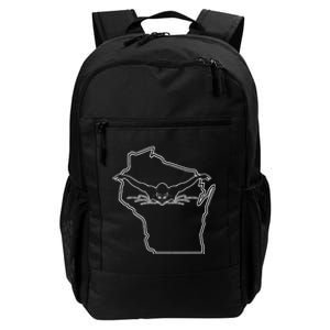 Wisconsin State Pride Swim Funny Swimming Cap Daily Commute Backpack