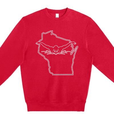 Wisconsin State Pride Swim Funny Swimming Cap Premium Crewneck Sweatshirt