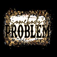 Womens Somebody's Problem Merch Country Song Lover Morgan Fan Baby Bodysuit