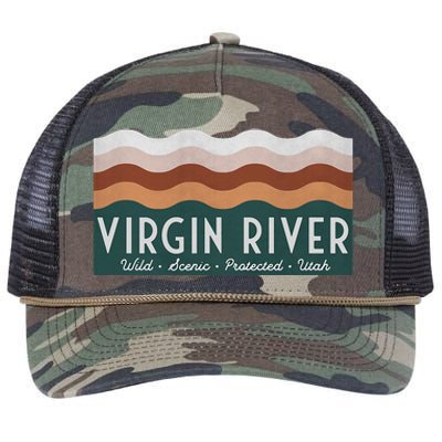 Wild Scenic Protected Utah Retro Rope Trucker Hat Cap