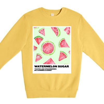 Watermelon Sugar Polaroid Premium Crewneck Sweatshirt