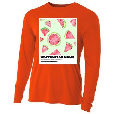 Watermelon Sugar Polaroid Cooling Performance Long Sleeve Crew