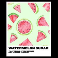 Watermelon Sugar Polaroid Flexfit Unipanel Trucker Cap