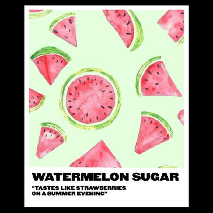 Watermelon Sugar Polaroid Flexfit Unipanel Trucker Cap