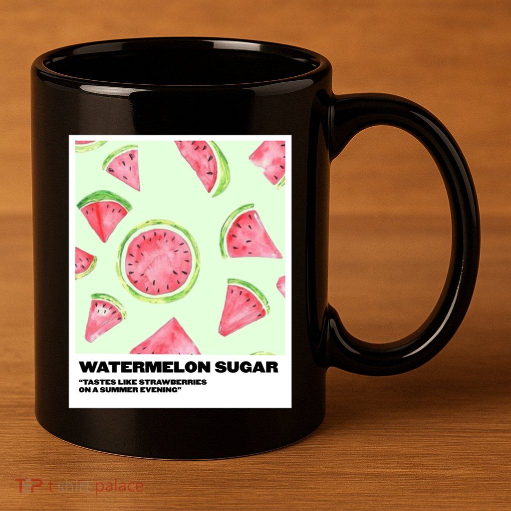 Watermelon Sugar Polaroid 11oz C Handle Ceramic Mug