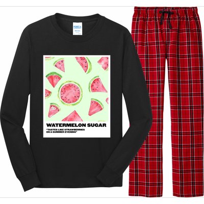 Watermelon Sugar Polaroid Long Sleeve Pajama Set