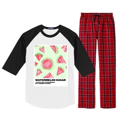 Watermelon Sugar Polaroid Raglan Sleeve Pajama Set