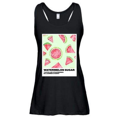 Watermelon Sugar Polaroid Ladies Essential Flowy Tank
