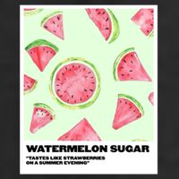 Watermelon Sugar Polaroid Golf Towel