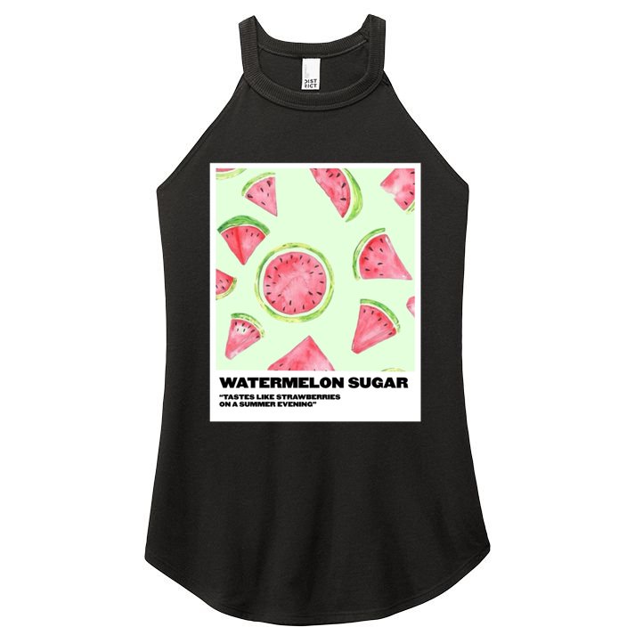 Watermelon Sugar Polaroid Women's Perfect Tri Rocker Tank