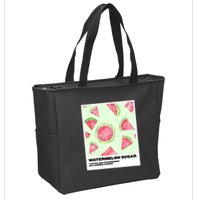 Watermelon Sugar Polaroid Zip Tote Bag