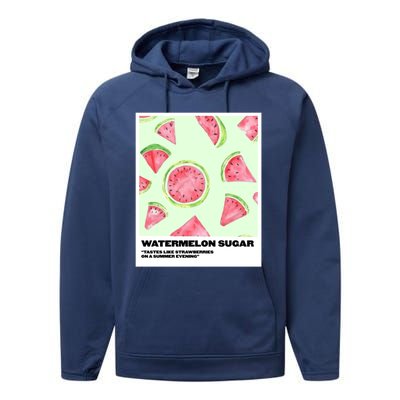 Watermelon Sugar Polaroid Performance Fleece Hoodie