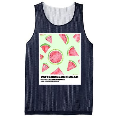 Watermelon Sugar Polaroid Mesh Reversible Basketball Jersey Tank