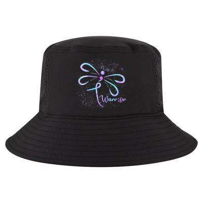 Wo Suicide Prevention Awareness Dragonfly Semicolon Cool Comfort Performance Bucket Hat