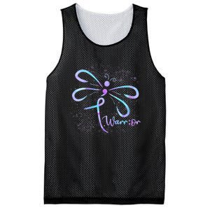 Wo Suicide Prevention Awareness Dragonfly Semicolon Mesh Reversible Basketball Jersey Tank