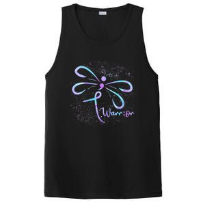 Wo Suicide Prevention Awareness Dragonfly Semicolon PosiCharge Competitor Tank