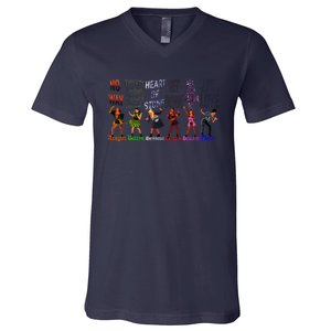 WeRe Six Queens Musical Theatre Theater Musicals V-Neck T-Shirt