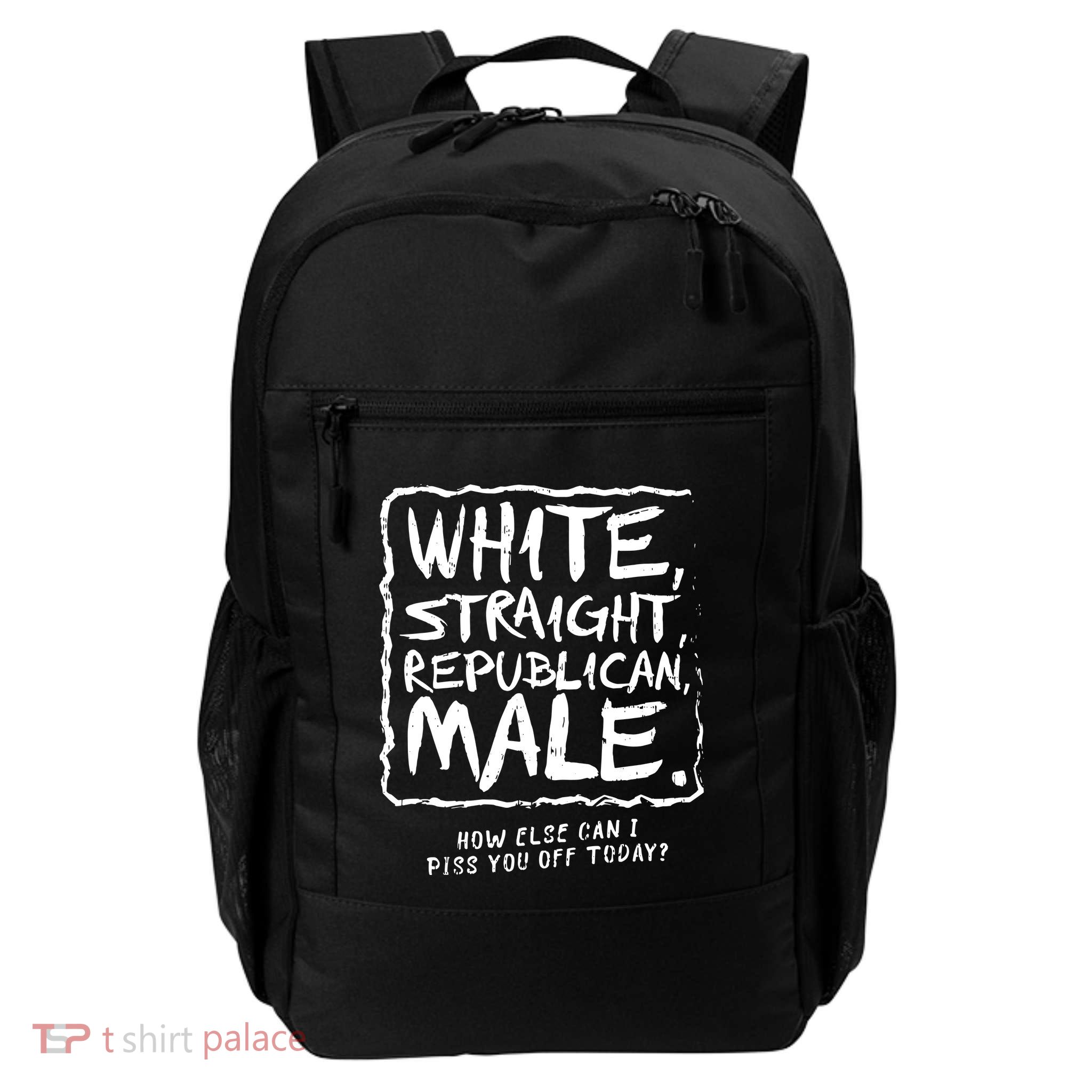 White Straight Republican Male Backpack