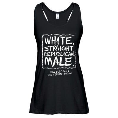 White Straight Republican Male Ladies Essential Flowy Tank