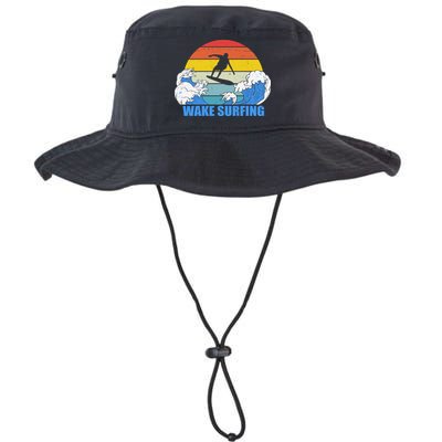 Wake Surfing Retro Sunset Bucket Hat
