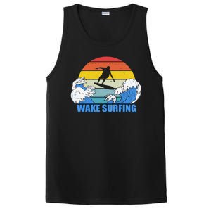 Wake Surfing Retro Sunset PosiCharge Competitor Tank