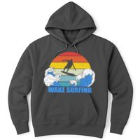 Wake Surfing Retro Sunset Hoodie