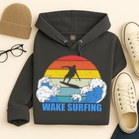 Wake Surfing Retro Sunset Hoodie