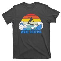 Wake Surfing Retro Sunset T-Shirt