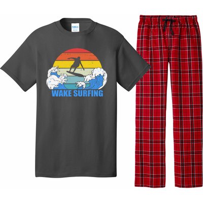 Wake Surfing Retro Sunset Pajama Set