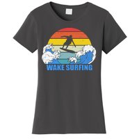 Wake Surfing Retro Sunset Women's T-Shirt