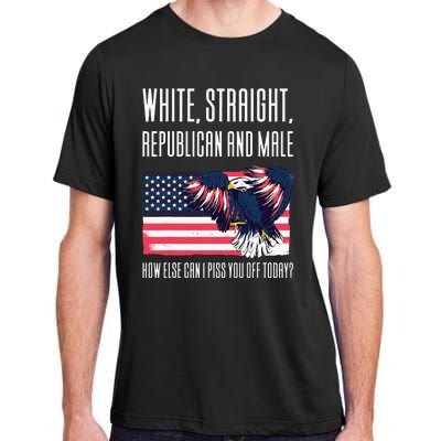 White Straight Republican Male Adult ChromaSoft Performance T-Shirt