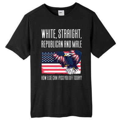 White Straight Republican Male Tall Fusion ChromaSoft Performance T-Shirt