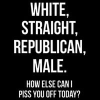 White, Straight, Republican, Male Funny Republican Impact Tech Backpack