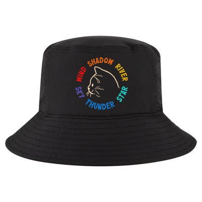 Wind Shadow River Star Thunder Sky Cat Feline Cool Comfort Performance Bucket Hat