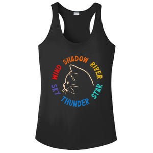 Wind Shadow River Star Thunder Sky Cat Feline Ladies PosiCharge Competitor Racerback Tank